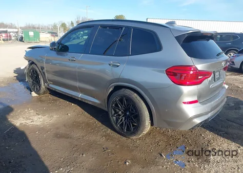 2020 BMW X3 M Competition из США, поврежденный, VIN 5YMTS0C03L9C01341